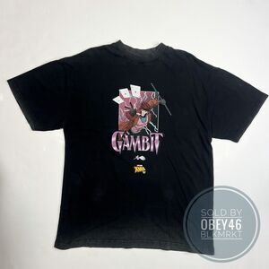 Civil Regime x Marvel X-Men Gambit Oversized Shirt Vintage Black Wash M